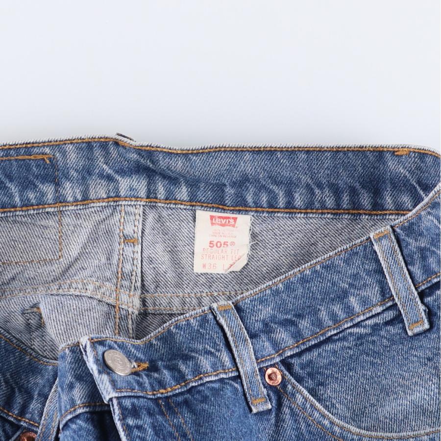 Levi's 505 デニムパンツ オレンジタブ 1ウォッシュ USA製 90s 【公式
