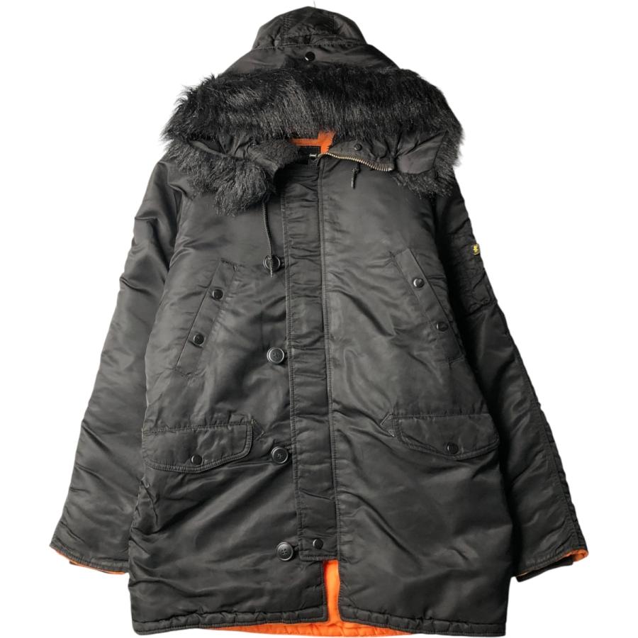 80s cwu-45p 短丈 中綿フライトジャケット ブラック オレンジ y2k CAHLUMN/3M Reflector Patch Magazine Pocket Flight Jacket “CWUｰ45P