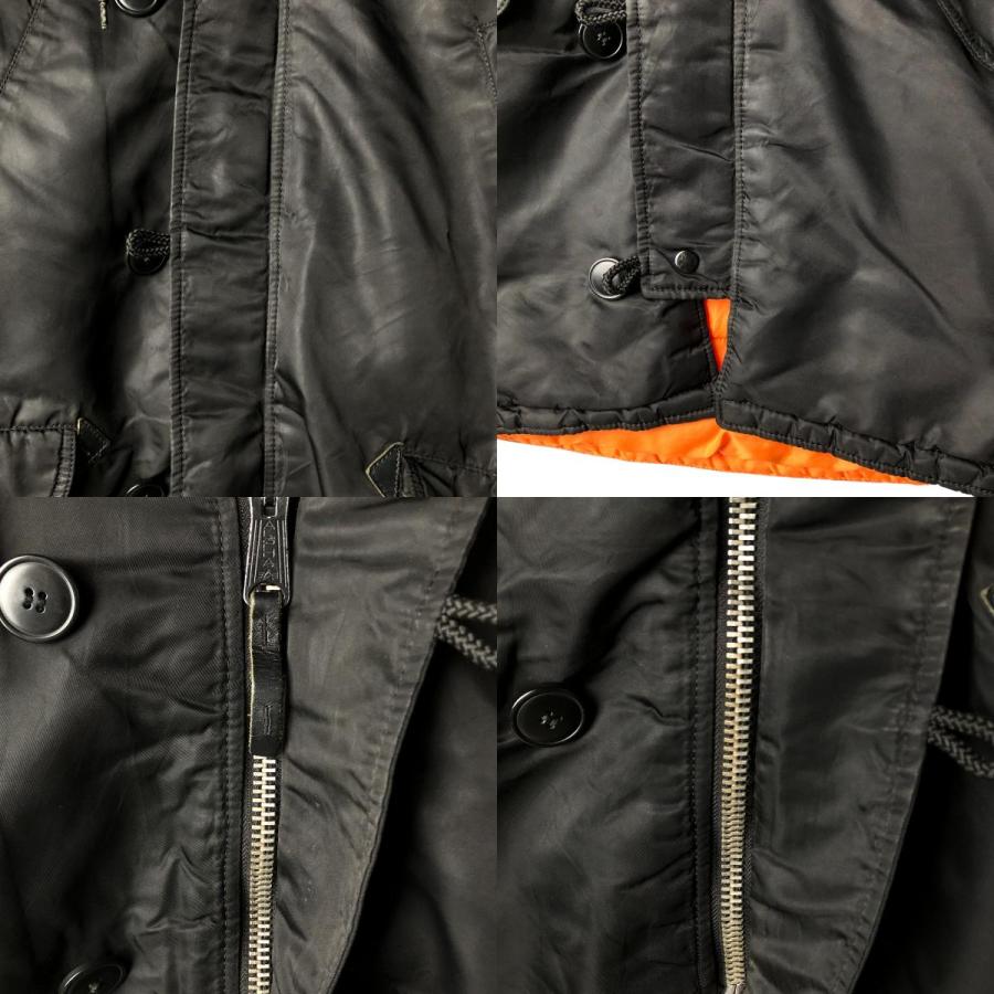 古着 民間品 アルファ ALPHA N-3Bタイプ 中綿入り ミリタリー フライト