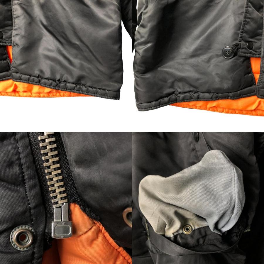 古着 民間品 アルファ ALPHA N-3Bタイプ 中綿入り ミリタリー フライト