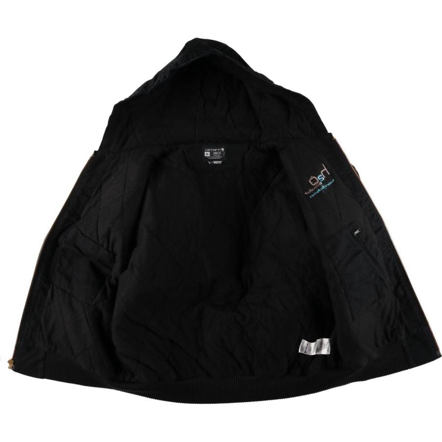 古着 カーハート Carhartt Loose Fit アクティブジャケット 中綿入り H2O Innovation アドバタイジング ダックフルジップパーカー メンズXL相当/eaa571524 Carhartt（カーハート） 古着 Loose Fit アクティブジャケット 中綿