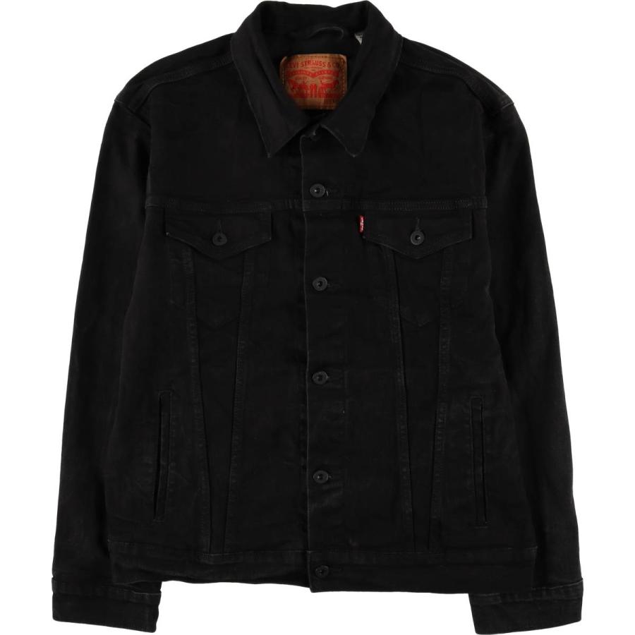 美品Levi's デニムジャケット Sサイズ ブラックデニム Levi's - Levi's ブラックデニムジャケット Sの通販 by たいき