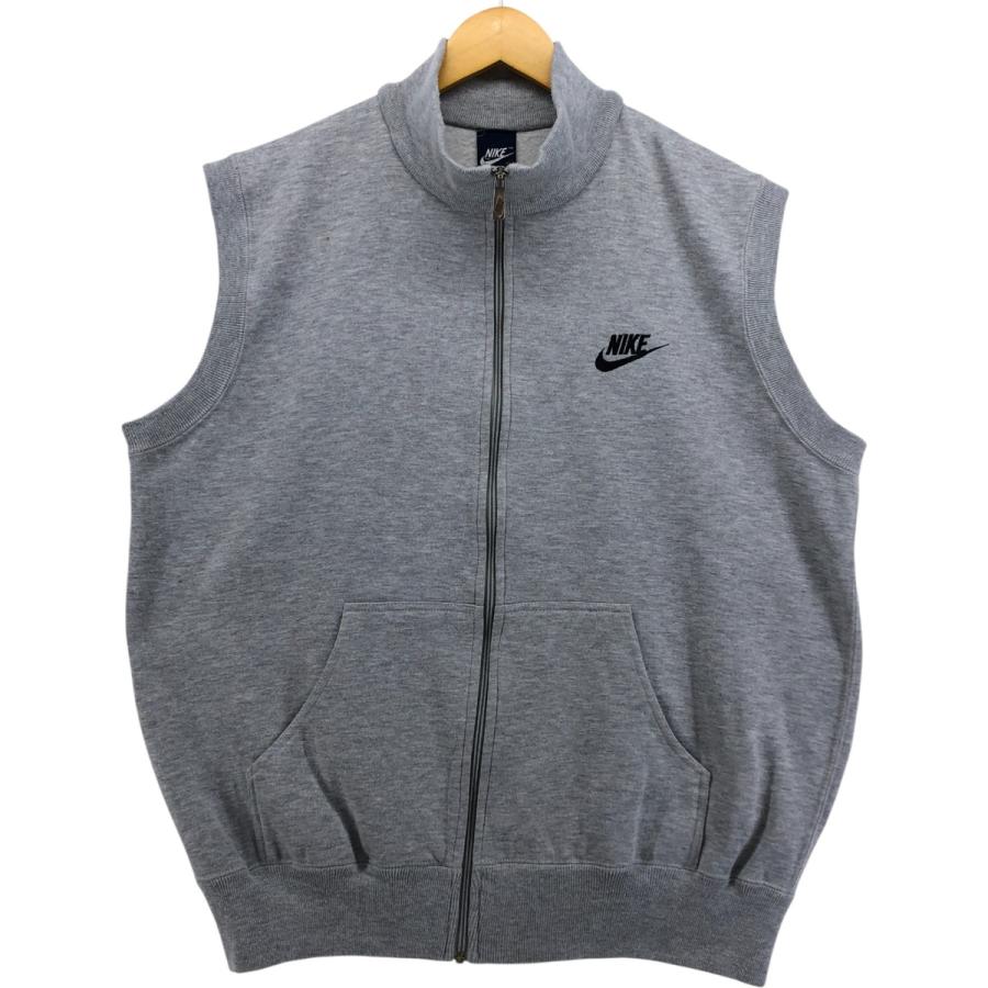 NIKE（ナイキ） 古着 80年代 紺タグ ハイネック スウェットベスト