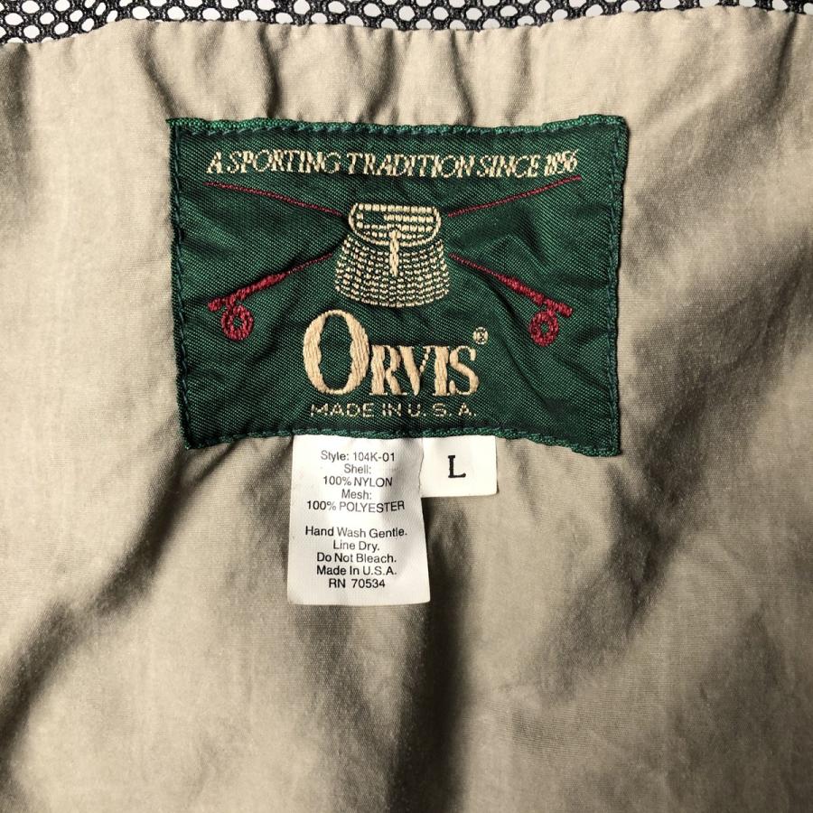 古着 80~90年代 オービス ORVIS フィッシングベスト USA製 メンズL相当