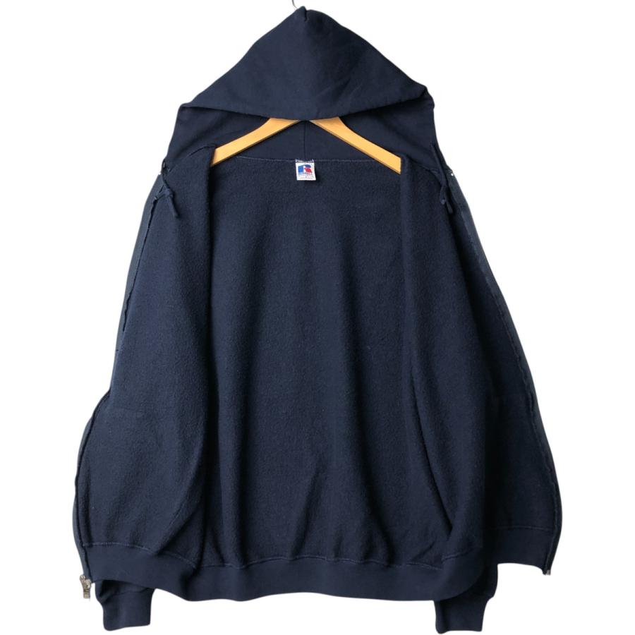 古着 90年代 ラッセル Russell スウェットフルジップパーカー