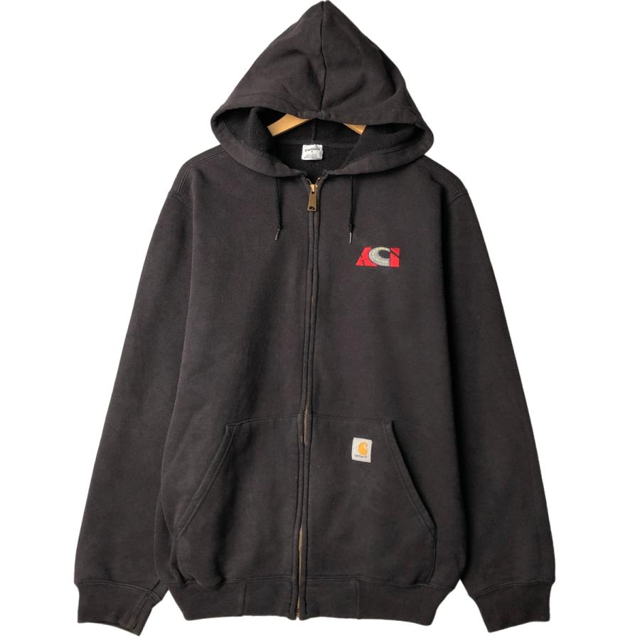 Carhartt 古着 カーハート スウェットフルジップパーカー メンズ
