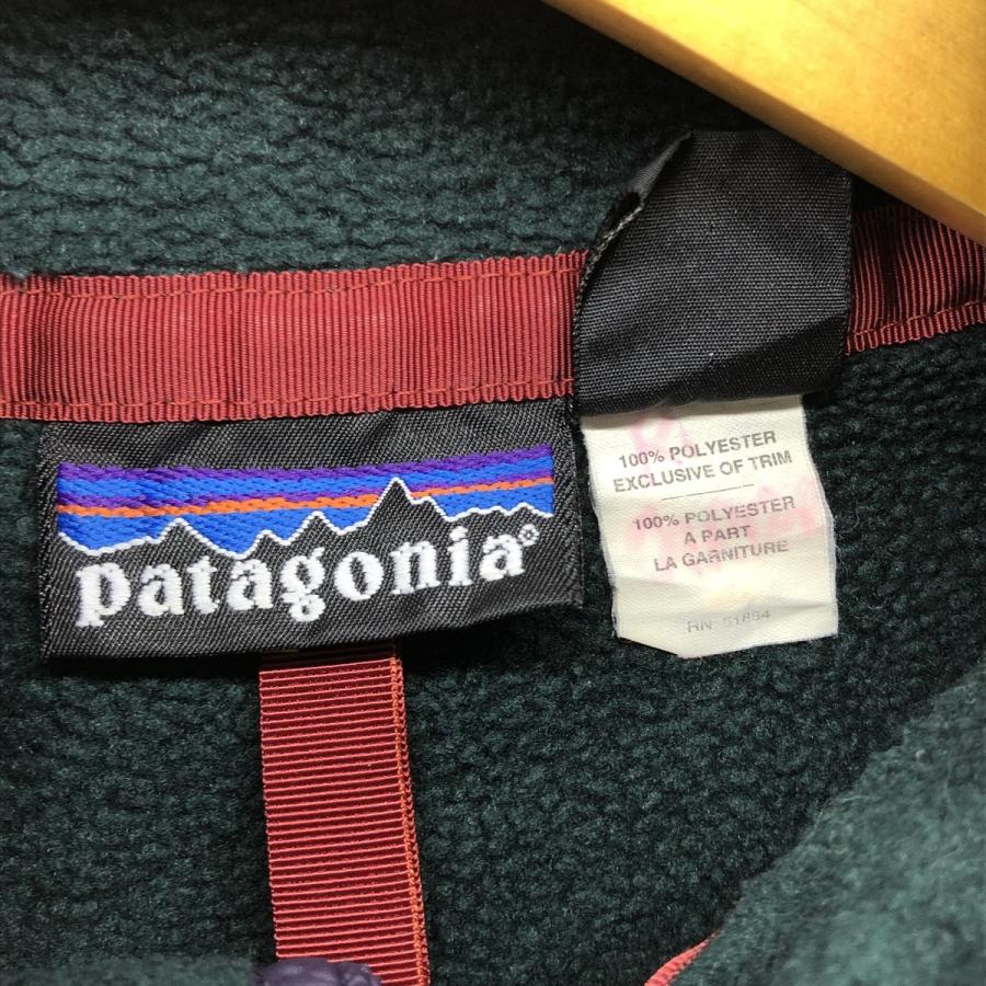 【美品】90s Patagonia シンチラ ハーフジップフリースス ウェット 90s Patagonia シンチラ ハーフジップ フリース M | 古着屋 Good pace