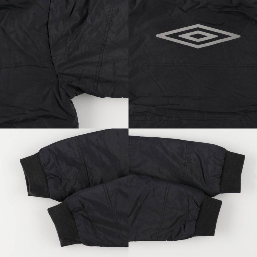 古着 アンブロ UMBRO バックロゴ 中綿パーカー パファージャケット