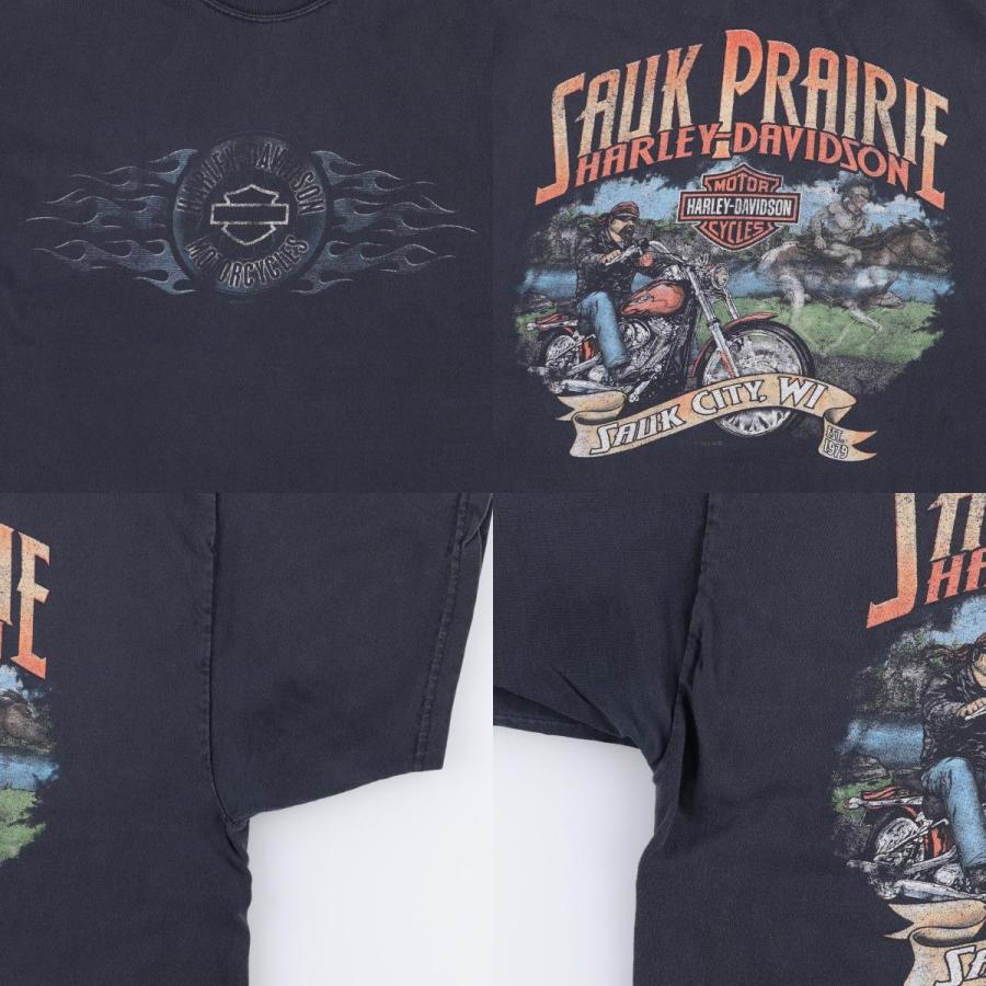 古着 00年代 ハーレーダビッドソン Harley-Davidson モーターサイクル  