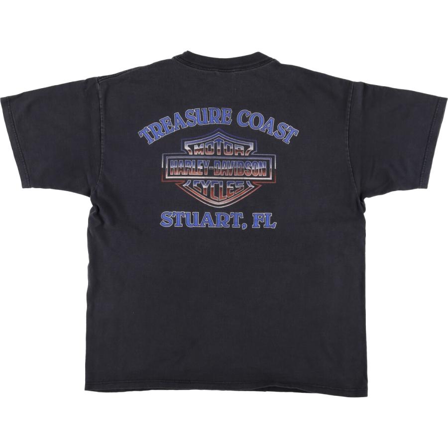 古着 90年代 ハーレーダビッドソン Harley-Davidson 鷲柄 イーグル柄