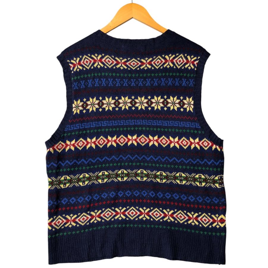 古着 ラルフローレン Ralph Lauren POLO by 総柄 フェアアイル柄