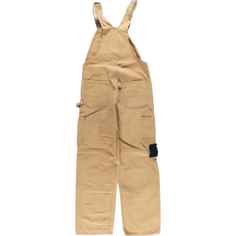 人気carharttダブルニーダックオーバーオール34×32 Carhartt 古着 カーハート ダブルニー ダック オーバーオール