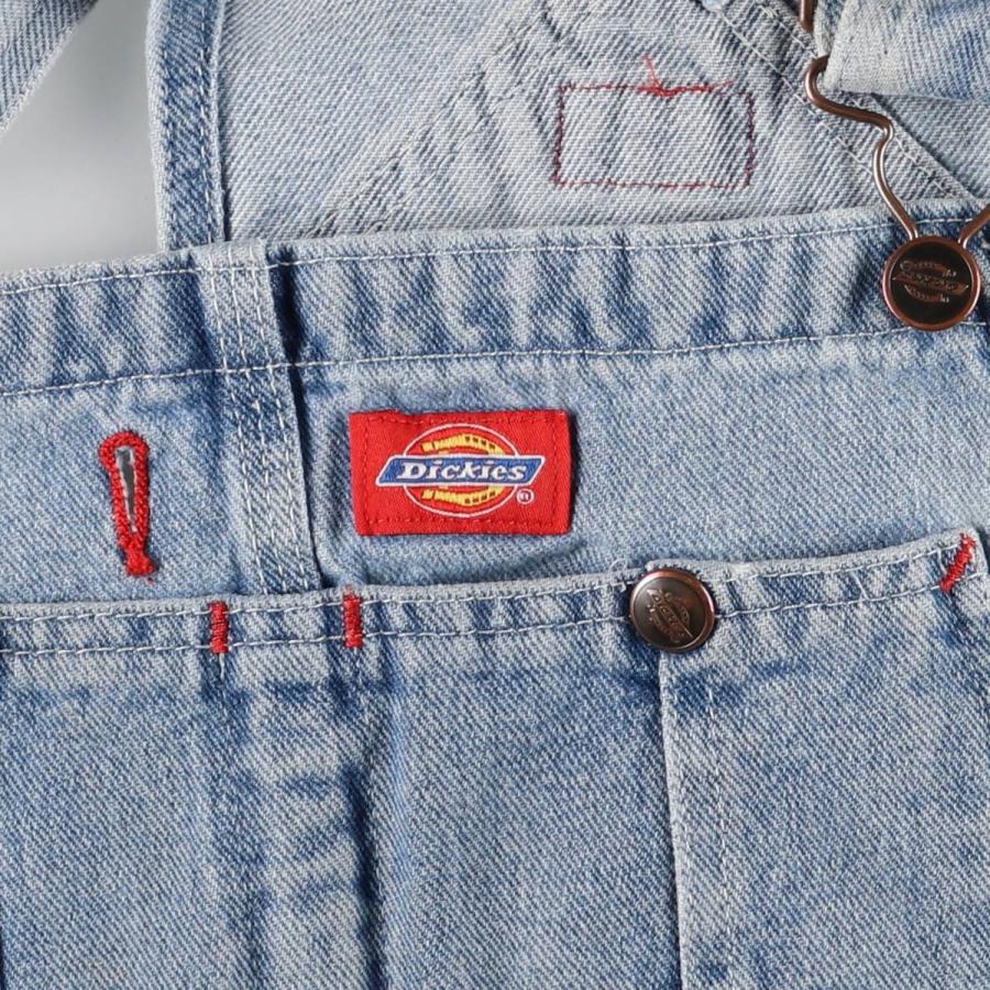 古着 ディッキーズ Dickies デニムオーバーオール メンズw36相当/eaa572428 Dickies（ディッキーズ） 古着 デニムオーバーオール メンズw36相当