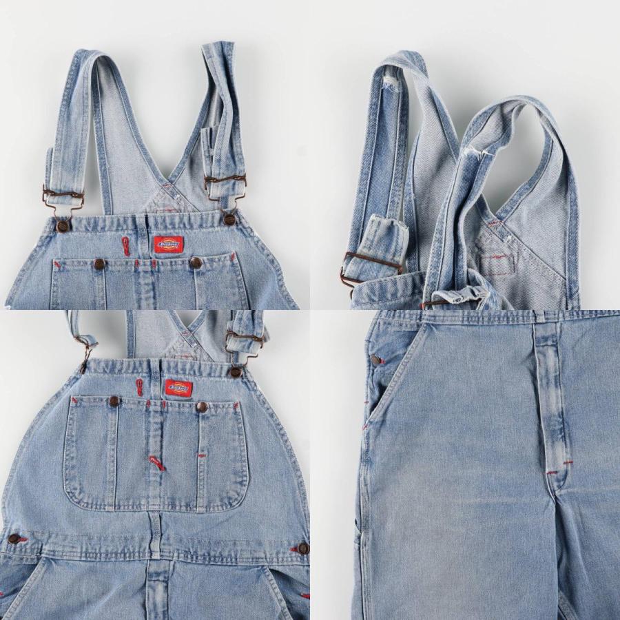 Dickies（ディッキーズ） 古着 デニムオーバーオール メンズw36相当