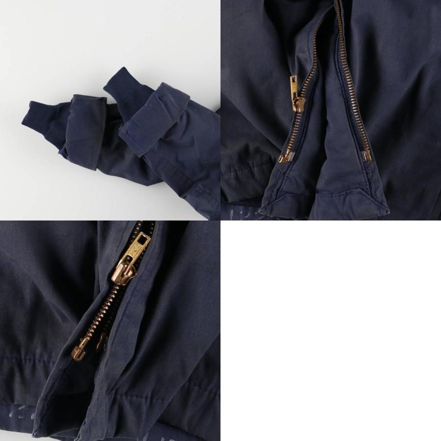 古着 80年代 JACKET UTILITY MAN'S BLUE ミリタリー ユーティリティ