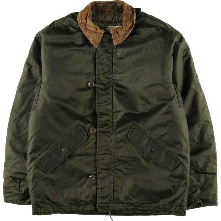 古着 80年代 米軍実品 U.S.NAVY ミリタリー デッキジャケット USA製
