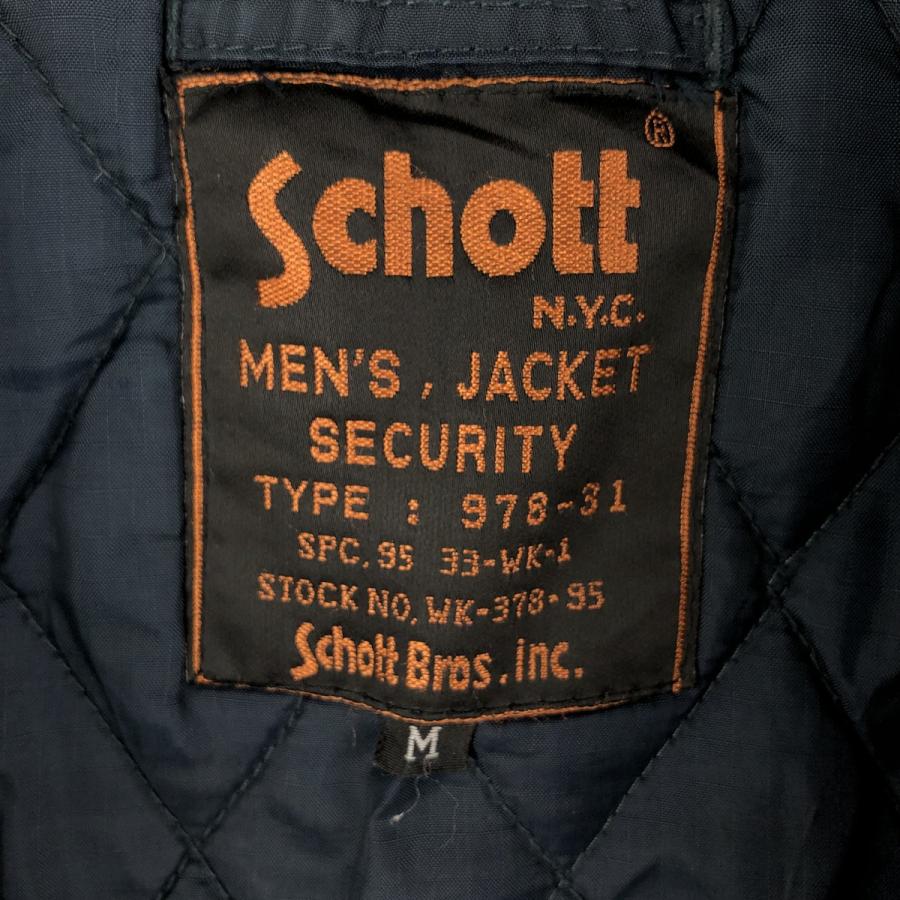 Schott N.Y.C（ショット） 古着 90年代~ SCHOTT 978-31 セキュリティー