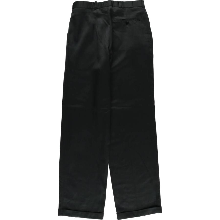 古着 BURTON ツータック スラックスパンツ 英国製 メンズw30相当