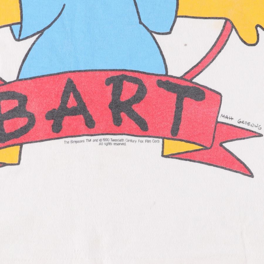 古着 90年代 THE SIMPSONS シンプソンズ キャラクタープリントTシャツ