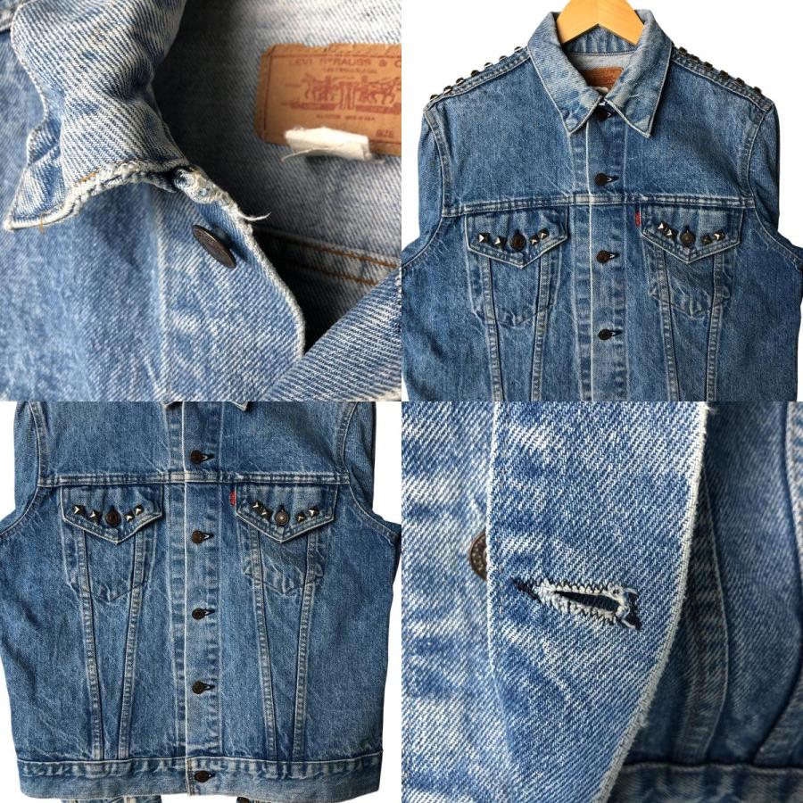 Levi's（リーバイス） 古着 90年代 スタッズ デニムジャケット Gジャン