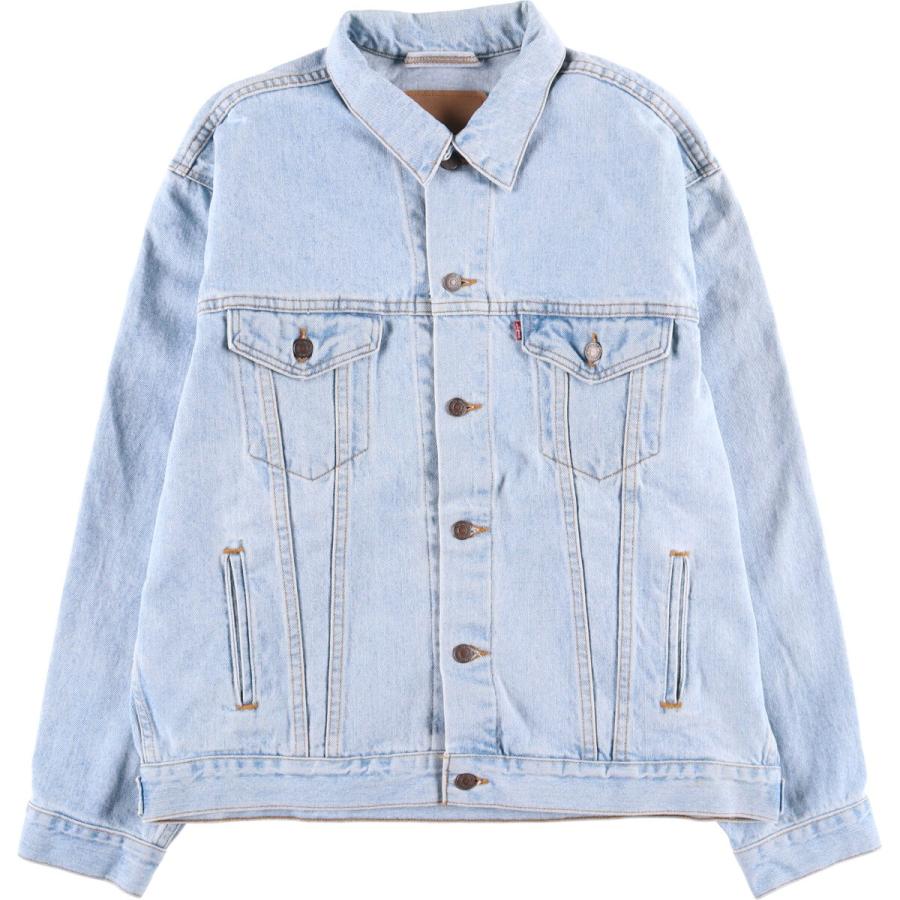 90's Levi's 70507 denim jacket古着ヴィンテージ 古着 90s USA製 Levi's 70507-4890 デカパッチ ビッグシルエット