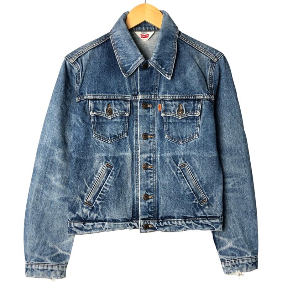 ●古着 リーバイスLevi's 90sデニムジャケット オレンジタブBIGサイズ Levi's 古着 90年代 リーバイス 70696-0202 ユーロモデル
