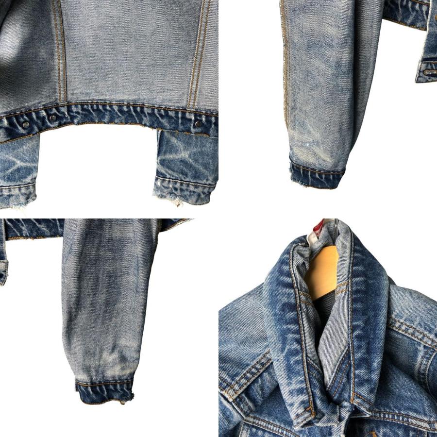 ●古着 リーバイスLevi's 90sデニムジャケット オレンジタブBIGサイズ 90年代 イタリア製 Levi's ユーロリーバイス オレンジタブ 70696