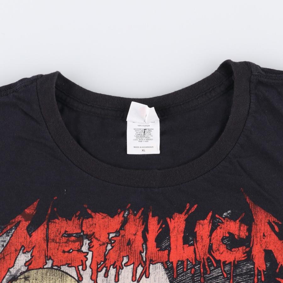 ✮XL　Tシャツ　美品　バンドTシャツ　メタリカ　両面プリント　ド派手　スカル✮ 楽天市場】ロックTシャツ METALLICA(メタリカ) S M L XL バンT