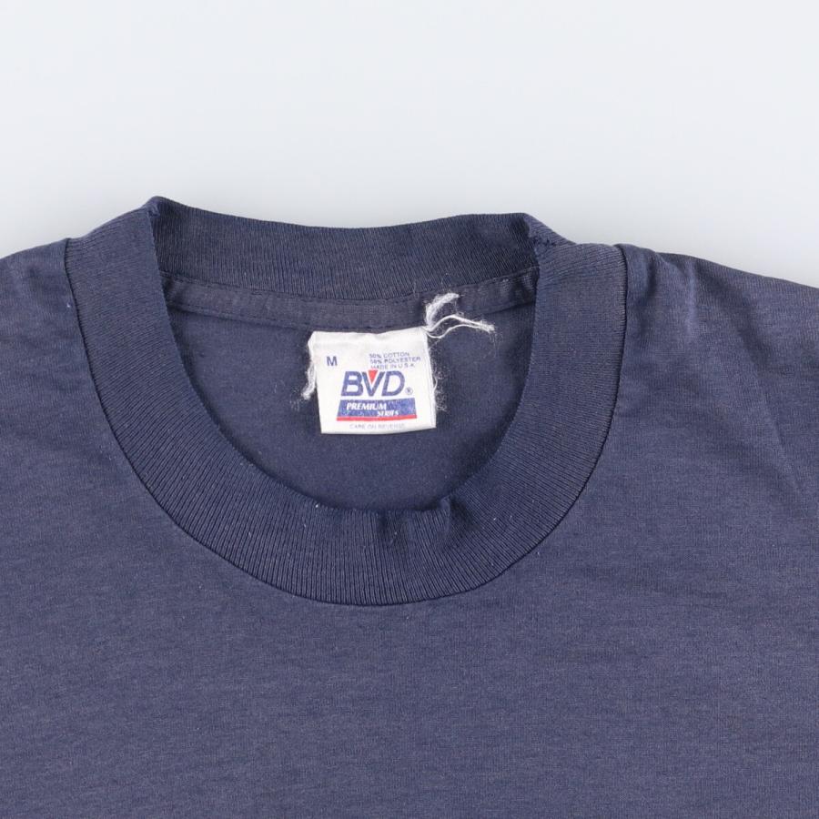 古着 90年代 BVD 無地ポケットTシャツ USA製 メンズM相当 ヴィンテージ