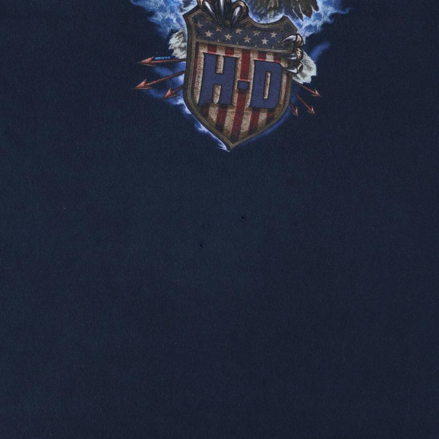 古着 ハーレーダビッドソン Harley-Davidson 鷲柄 イーグル柄 モーター