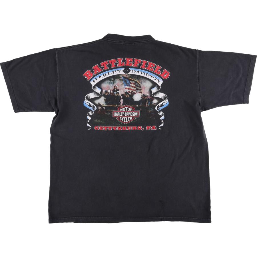 古着 ハーレーダビッドソン Harley-Davidson ファイヤーパターン