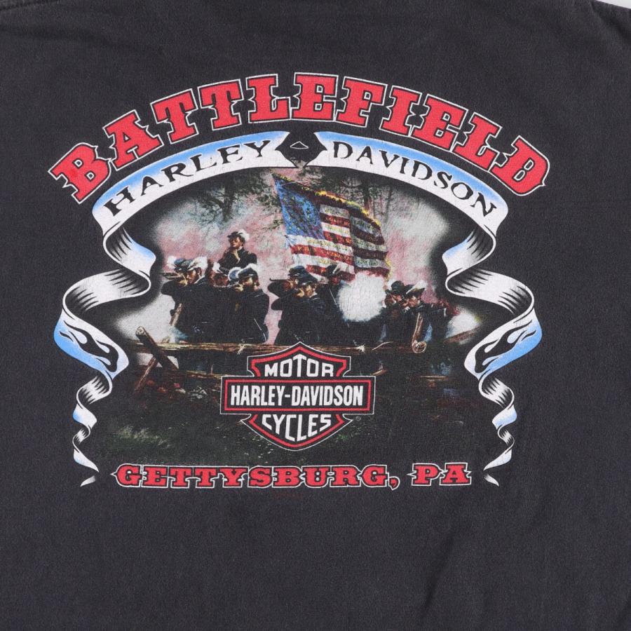 古着 ハーレーダビッドソン Harley-Davidson ファイヤーパターン