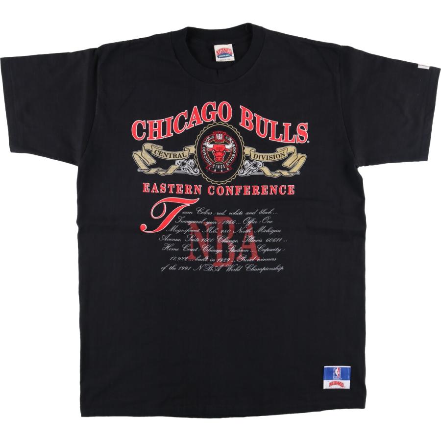 古着 90年代 ナツメグ NUTMEG NBA CHICAGOBULLS シカゴブルズ ロゴ 