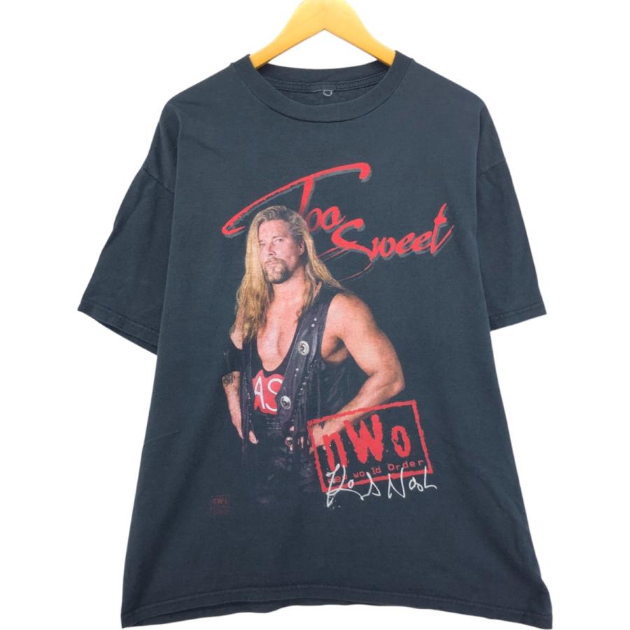 古着 KEVIN NASH ケビンナッシュ プロレス スポーツプリントTシャツ 