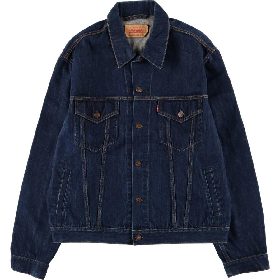 ユーロリーバイス　70550 サイズL 濃紺 Levi's 古着 濃紺 リーバイス 70550-0401 ユーロモデル デニム