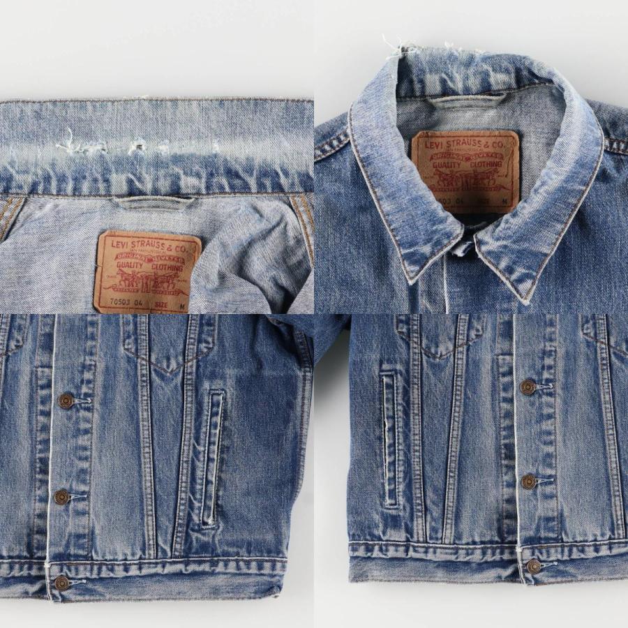 【美品】Levi's デニムジャケット　70503 Levi's 70503 ブラックデニムジャケット | ヴィンテージ - 古着