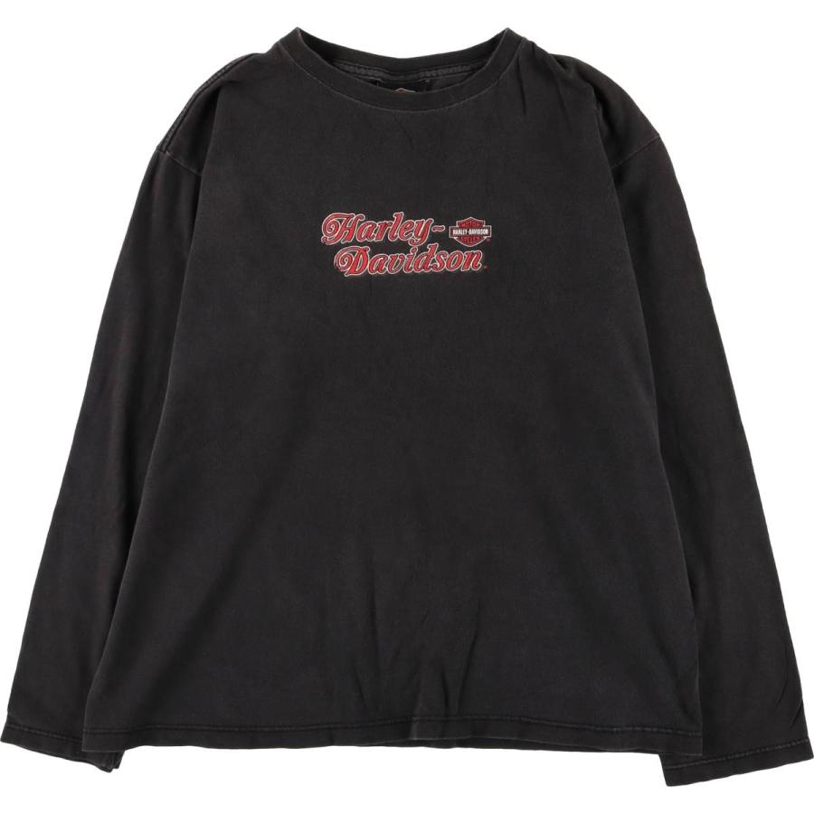 古着 00年代 ハーレーダビッドソン Harley-Davidson ロングTシャツ  