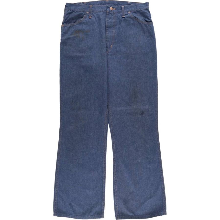 Wrangler 古着 80年代 ラングラー フレアカットデニムパンツ  