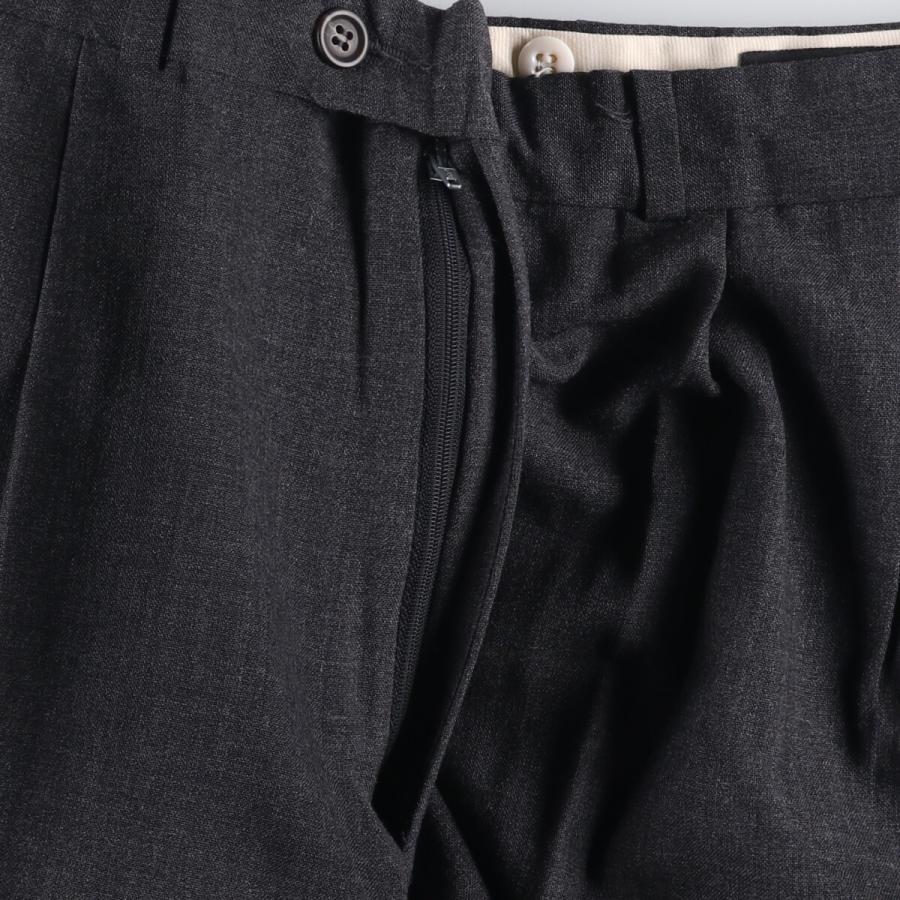 90s ISAMU MEN　ジャパンヴィンテージ　ウール ツータック スラックス 古着 joseph and lyman ツータック ウールパンツ スラックス