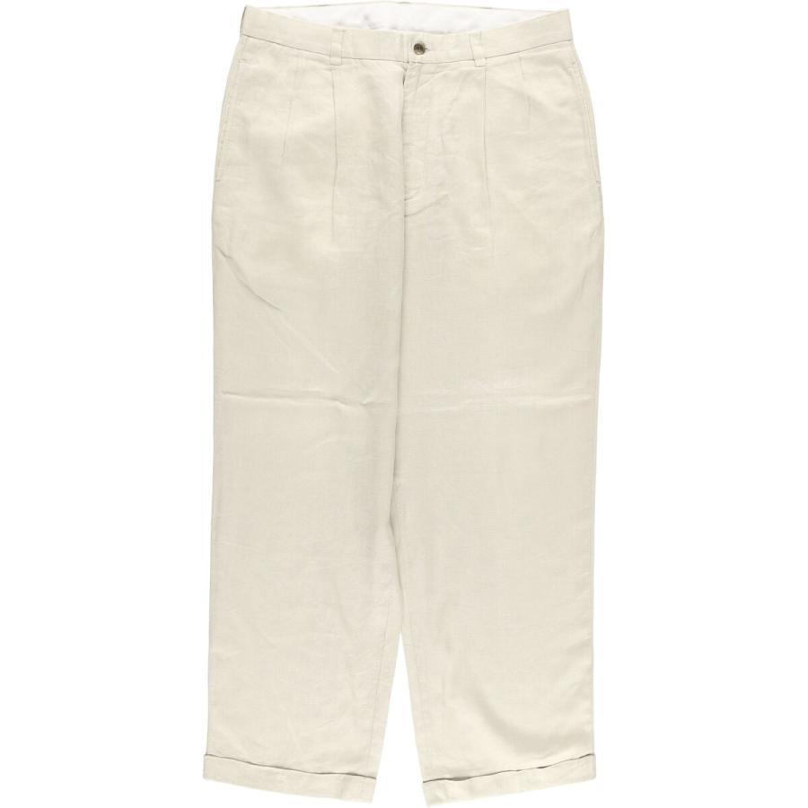 brooks brothers リネンスラックス 古着 ブルックスブラザーズ Brooks Brothers 346 リネンパンツ