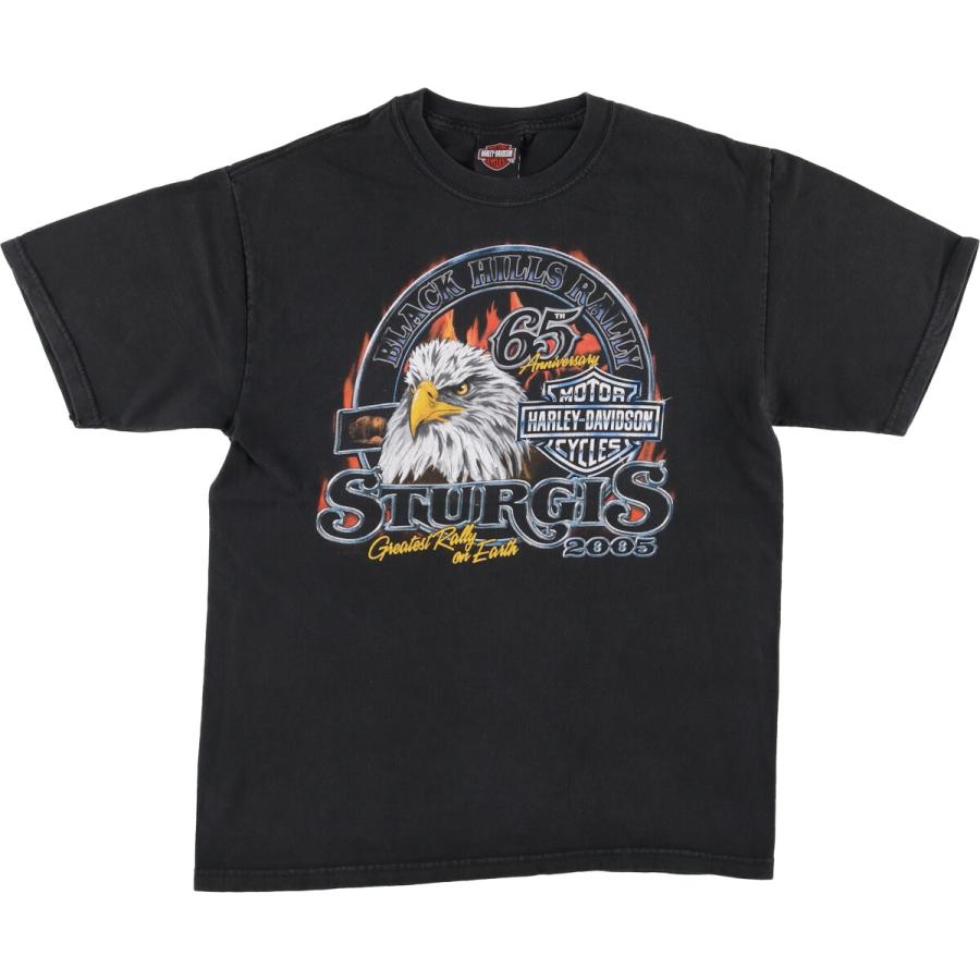 古着 00年代 ハーレーダビッドソン Harley-Davidson 鷲柄 イーグル柄  