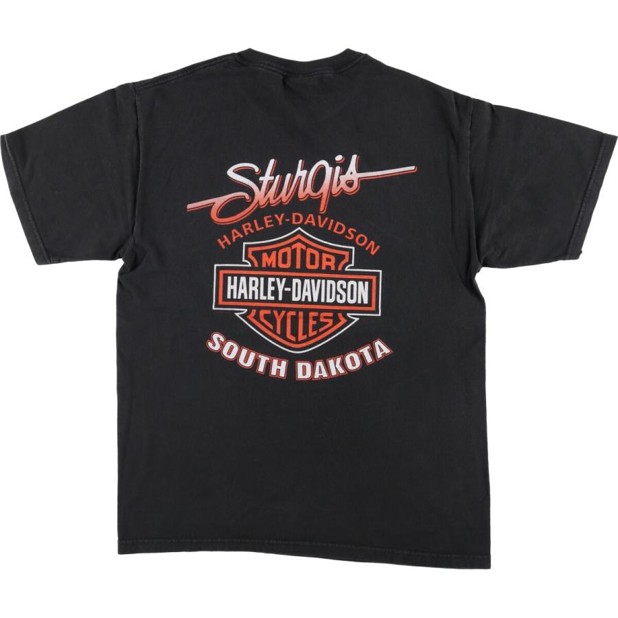 古着 00年代 ハーレーダビッドソン Harley-Davidson 鷲柄 イーグル柄  