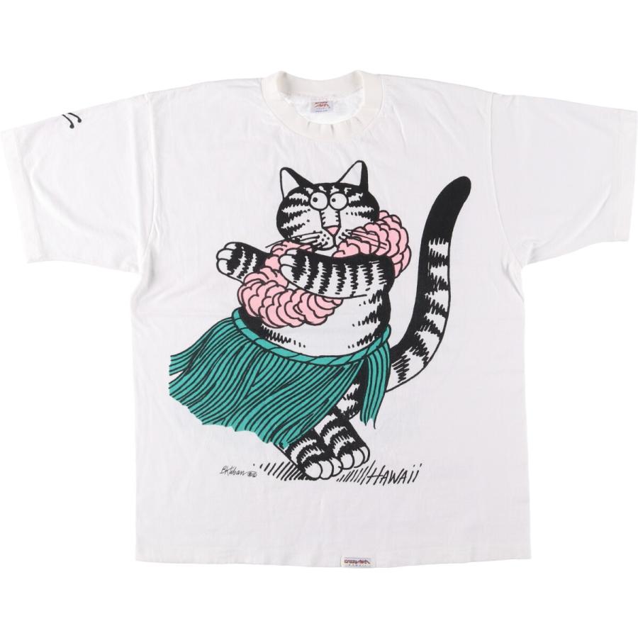 [新品・未使用] 90年代クレイジーシャツ PATRIOT CAT 古着 90年代 クレイジーシャツ crazy shirt Kliban Cats クリバン