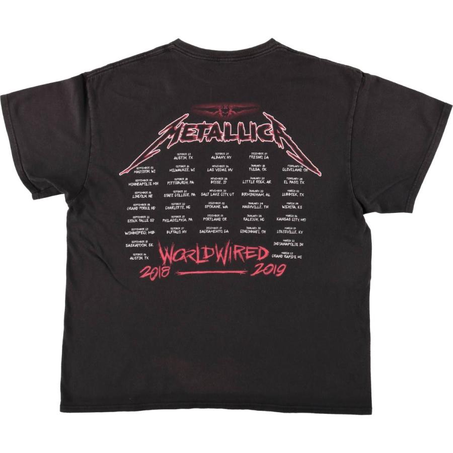 古着 Metallica メタリカ バンドTシャツ バンT メンズXL相当