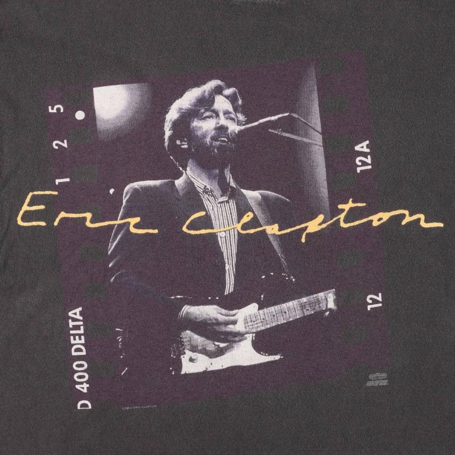 【美品】エリック・クラプトン HANES バンドTシャツ 黒 Lサイズ USA製 92年 ERIC CLAPTON 