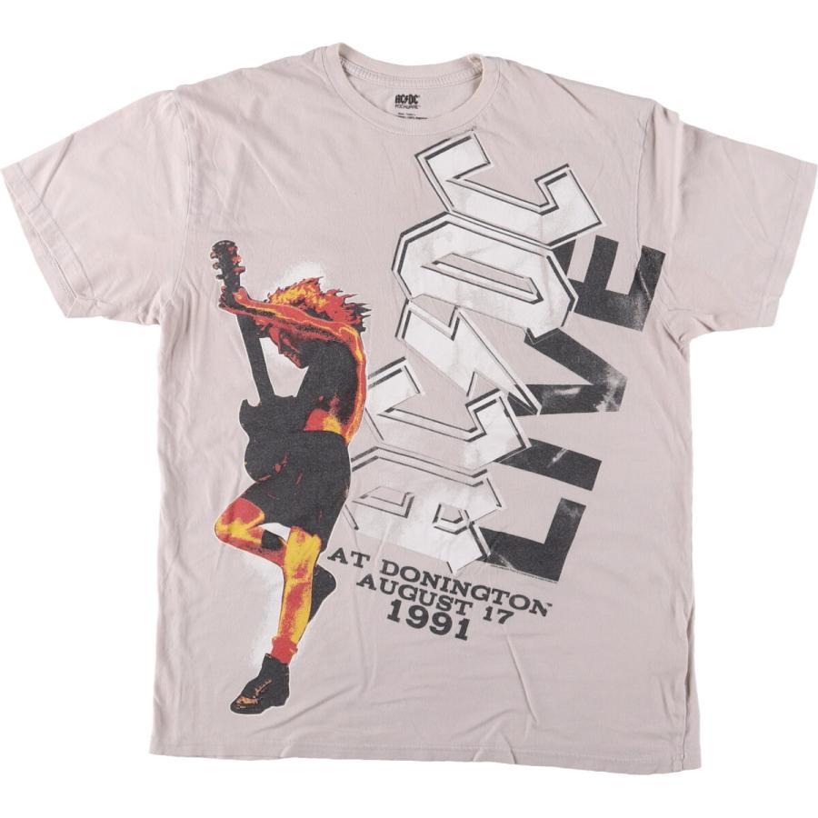 古着 00年代 AC/DC エーシーディーシー バンドTシャツ バンT メンズM 