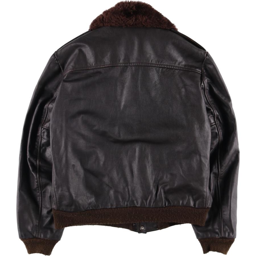古着 R.Sherman G-1タイプ レザーフライトジャケット USA製 メンズL