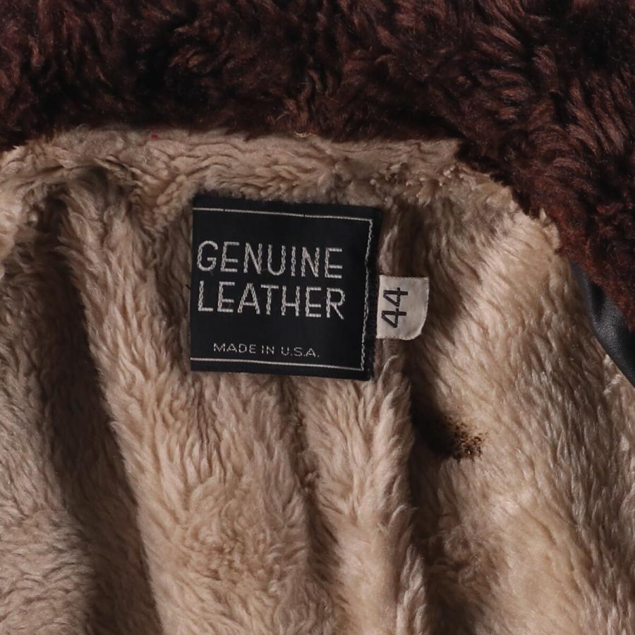 古着 R.Sherman G-1タイプ レザーフライトジャケット USA製 メンズL