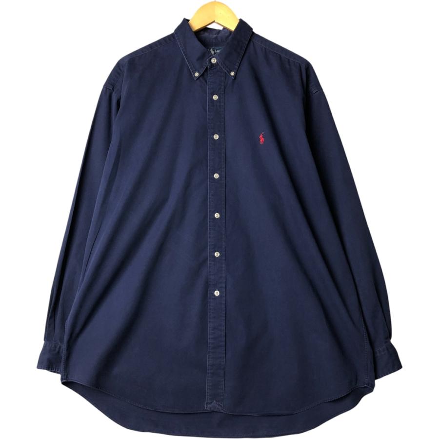 古着 ラルフローレン Ralph Lauren BLAKE 長袖 ボタンダウンシャツ