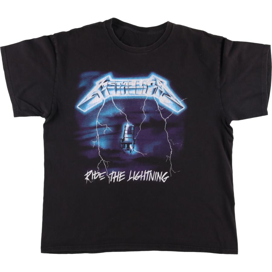 古着 Metallica メタリカ バンドTシャツ バンT メンズXL相当